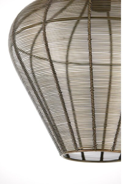 Метално висящо осветително тяло в бронзов цвят ø 36 cm Alvaro – Light & Living