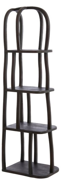 Стелаж от масивно манго в тъмно естествен цвят 53x175x40 cm Lowe – Light & Living