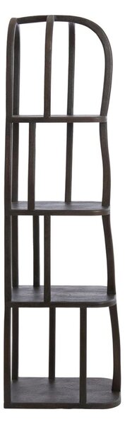Стелаж от масивно манго в тъмно естествен цвят 53x175x40 cm Lowe – Light & Living