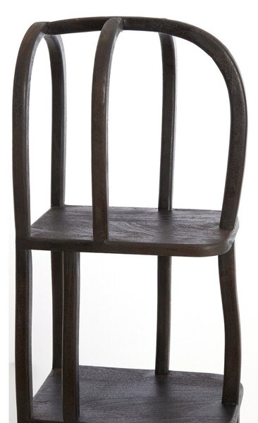 Стелаж от масивно манго в тъмно естествен цвят 53x175x40 cm Lowe – Light & Living