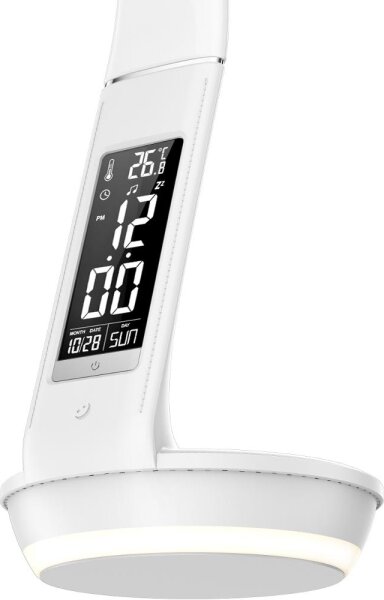 Retlux LED лампа с димер, безжично зареждане Qi, дисплей, 6W, 230V, 3000/4000/60