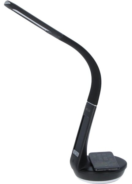 Retlux LED лампа с димер, безжично зареждане Qi, дисплей, 6W, 230V, 3000/4000/60