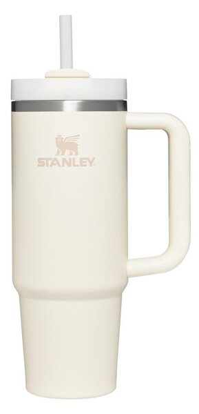 Кремав термос със сламка от неръждаема стомана 890 ml Quencher H2.O FlowState™ Tumbler Cream 2.0 – Stanley