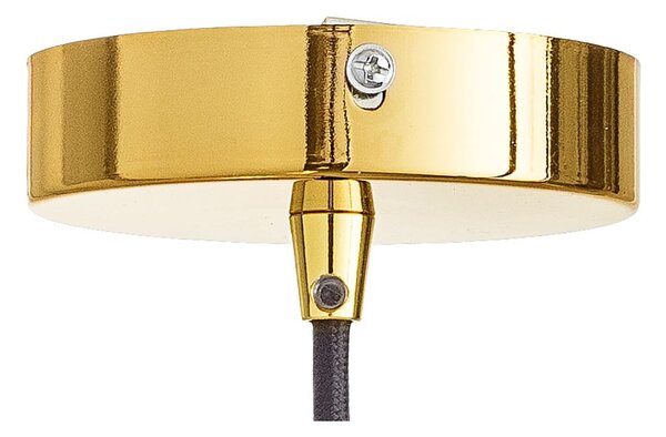 Висящо осветително тяло в кехлибарен цвят със стъклен абажур ø 22 cm Adar – Bloomingville