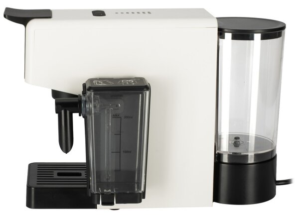 Еспресо машина Adler AD 4391, 1400W, 20 bar, 0.8 л, 8 приставки, Разпенване, Бял/черен