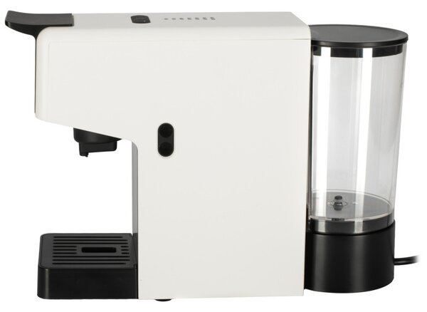 Еспресо машина Adler AD 4391, 1400W, 20 bar, 0.8 л, 8 приставки, Разпенване, Бял/черен