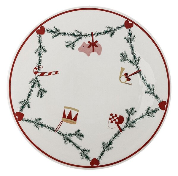 Глинена тава с коледен мотив ø 35 cm Yule – Bloomingville