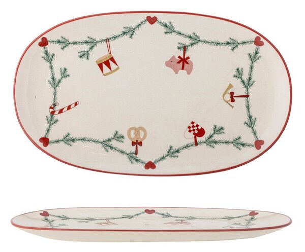 Глинена тава с коледен мотив 23x38,5 cm Yule – Bloomingville