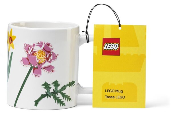 Бяла керамична детска чаша 300 ml Botanicals – LEGO®
