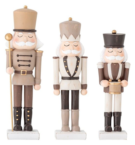 Коледни фигурки в комплект 3 бр. от полирезин (височина 27 cm) Darryl – Bloomingville