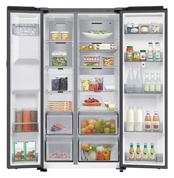Хладилник Samsung Family Hub RS90F66BEF SBS 614 л. Черен