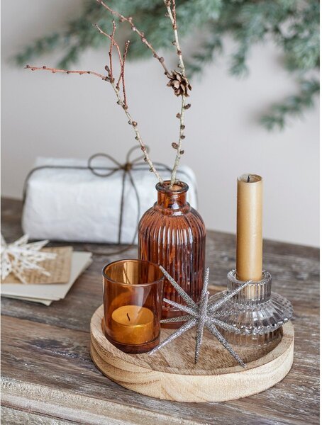 Стъклен свещник Sanga – Bloomingville