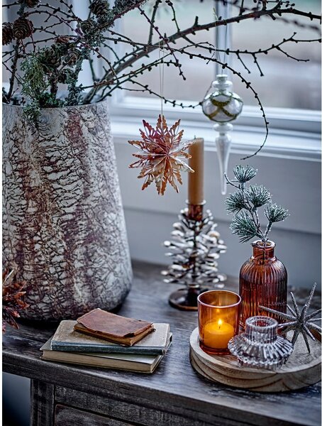 Стъклен свещник Sanga – Bloomingville