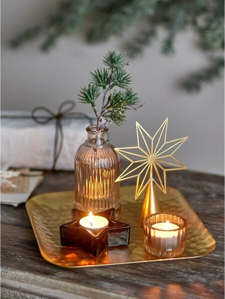 Стъклен свещник Sanga – Bloomingville