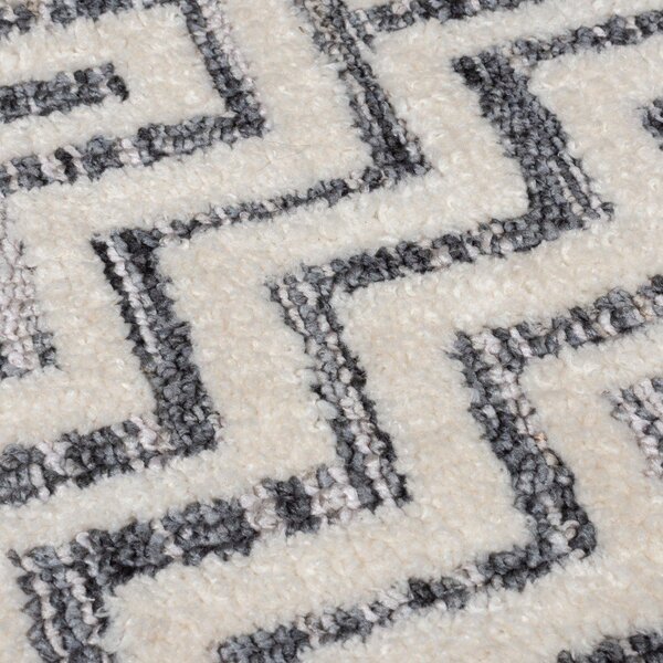 Сива пътека 80x300 cm Rhett – Flair Rugs