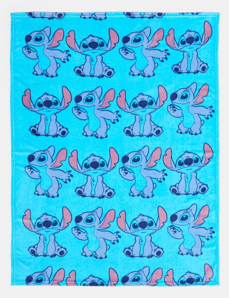 Sinsay - Огрявач за крака с одеяло Stitch - светлосиньо