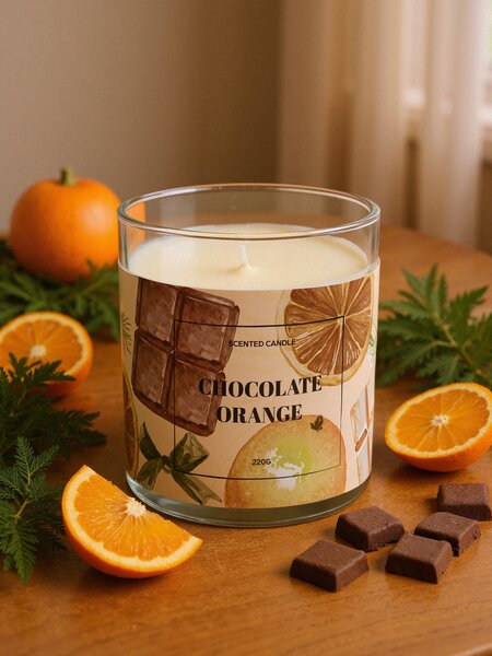 Sinsay - Ароматна свещ Chockolate orange - opaнжeв