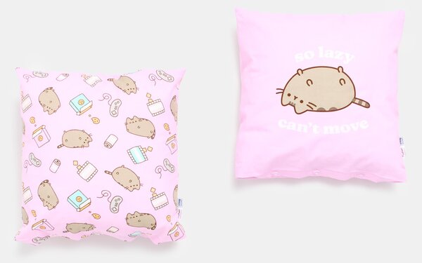 Sinsay - Калъфки за възглавници 2 броя Pusheen the Cat - орхидея