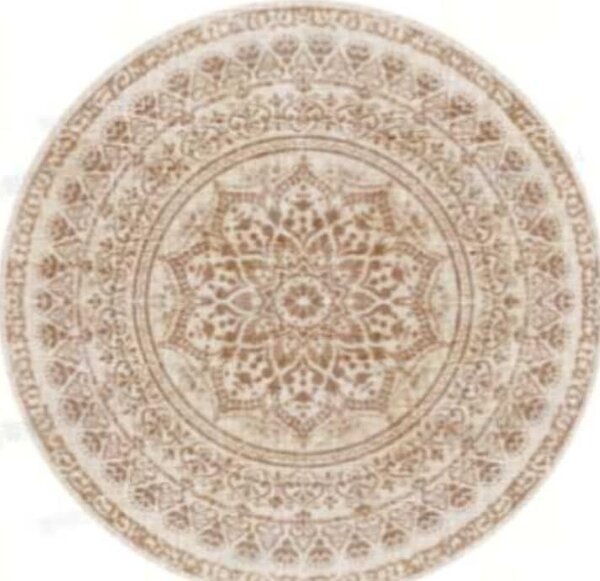 Кръгъл килим Songmics Songmics Светлокафяв 120x120 cm