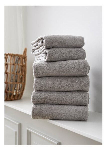 Светлосива памучна кърпа от тери 30x30 cm Comfort – Södahl