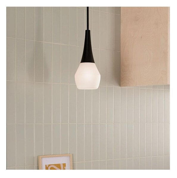 Kichler KL-DEELA-P-BK - Пендел на тръба DEELA 1xE27/60W/230V, диаметър 17,8 см, черен