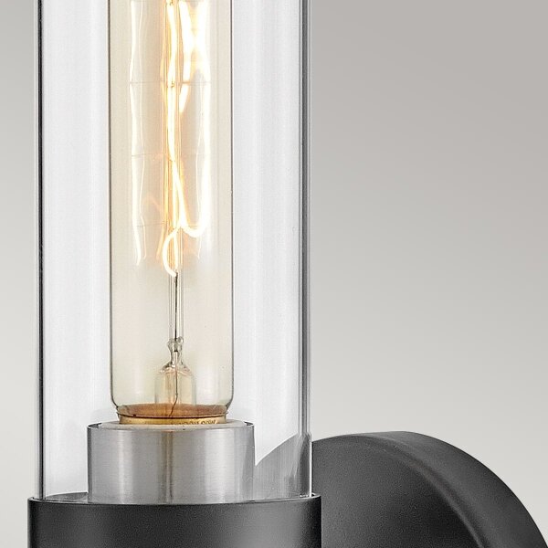 Hinkley HK-ELLISON1-BK-BN -Осветително тяло за баня ELLISON 1xE27/40W/230V IP44 черно
