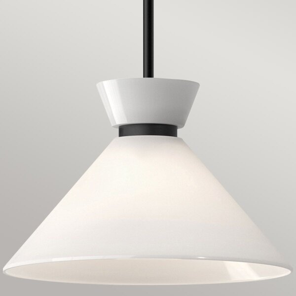 Alora Mood ALM-HALSTON-P-M-BK - Полилей на прът HALSTON 1xE27/60W/230V черен
