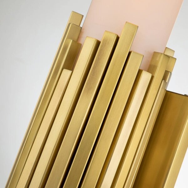 Elstead MARVELE-2WB-AB-OPAL - LED осветително тяло за баня MARVELE 2xG9/4W/230V IP44