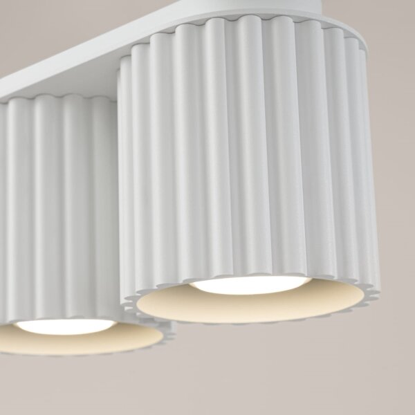 Sollux SL.1780 - Точково осветително тяло AURA 2xGU10/10W/230V бяло