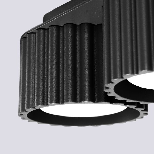 Sollux SL.1788 - Точково осветително тяло AURA 2xGX53/10W/230V черно