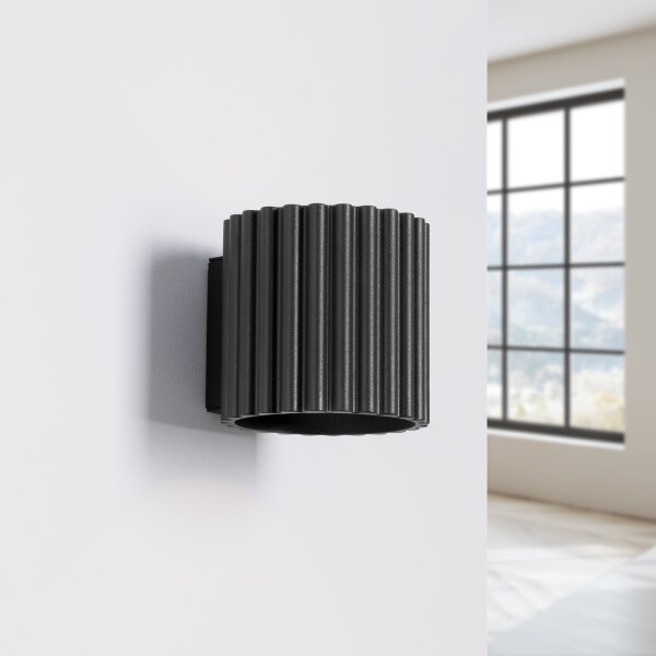 Sollux SL.1786 - Стенно осветително тяло AURA 1xG9/10W/230V черно