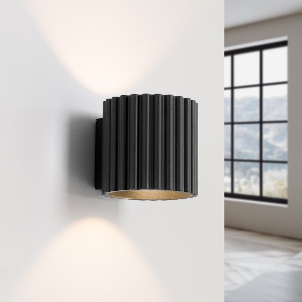 Sollux SL.1786 - Стенно осветително тяло AURA 1xG9/10W/230V черно