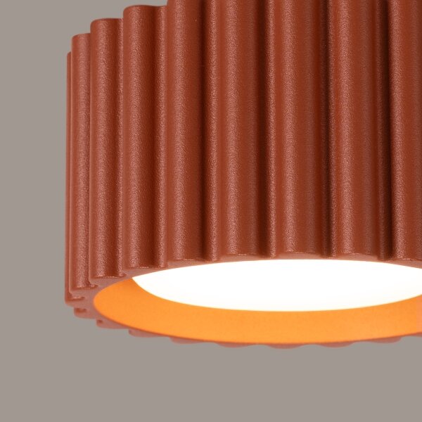 Sollux SL.1802 - Точково осветително тяло AURA 1xGX53/10W/230V 6 см оранжево
