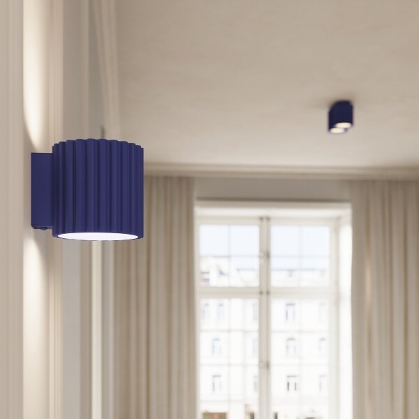 Sollux SL.1811 - Настенно осветително тяло AURA 1xG9/10W/230V синьо