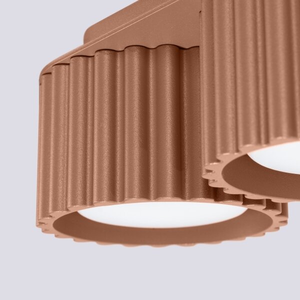 Sollux SL.1808 - Точково осветително тяло AURA 2xGX53/10W/230V кафяво
