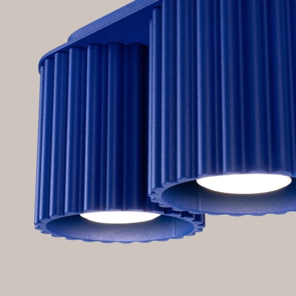 Sollux SL.1810 - Точково осветително тяло AURA 2xGU10/10W/230V, синьо