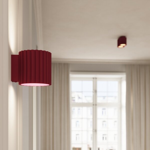 Sollux SL.1820 - Точково осветително тяло AURA 2xGU10/10W/230V, червено