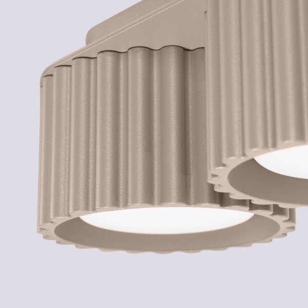 Sollux SL.1818 - Точково осветително тяло AURA 2xGX53/10W/230V, цвят таупе