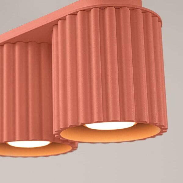 Sollux SL.1825 - Точково осветително тяло AURA 2xGU10/10W/230V розово