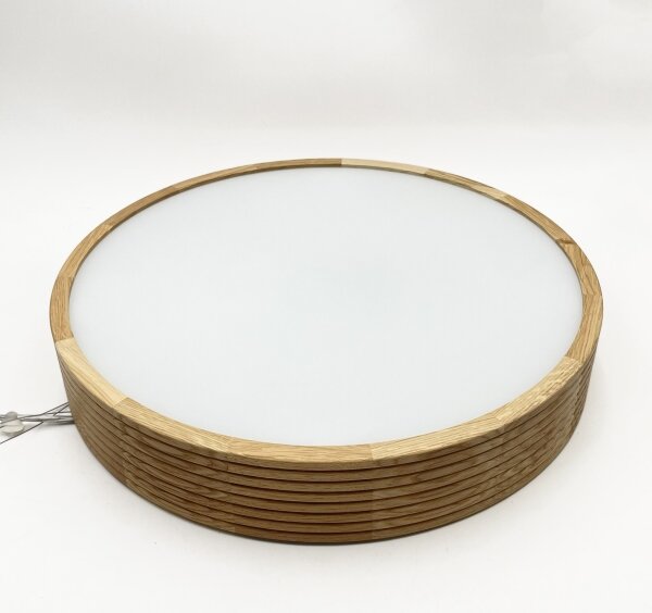 Brilagi - LED полилей на кабел CARVALHO MODERN 3xE27/60W/230V дъб Ø 47,5 см