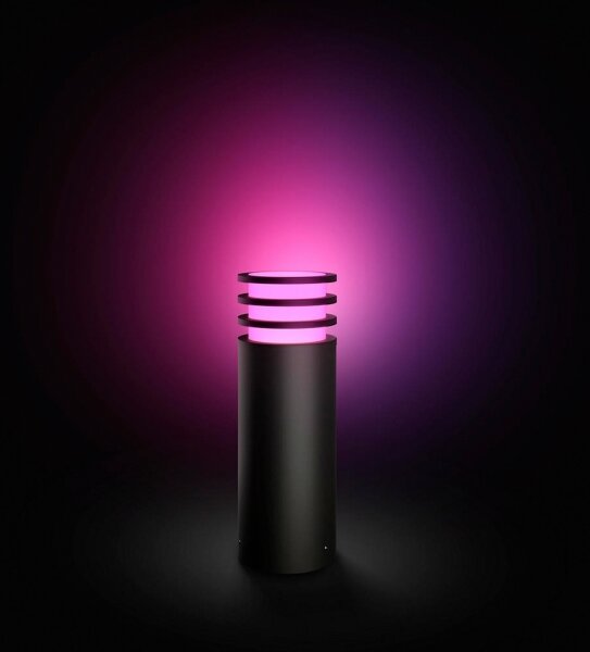 Philips - LED RGB димируема външна лампа Hue LUCCA 1xE27/8,1W/230V IP44