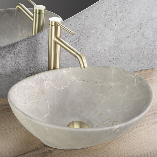 Умивалник за плот Rea Sofia Beige Matt