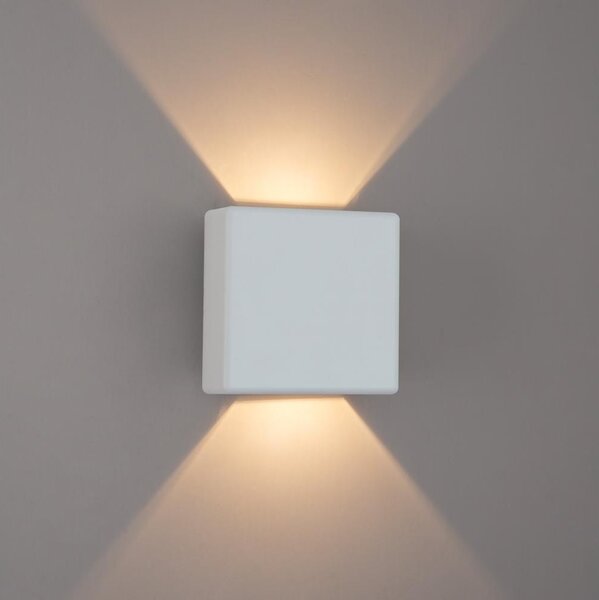 Brilagi - Външно стенно LED осветително тяло DOUBLERAY LED/6W/230V бяло IP54