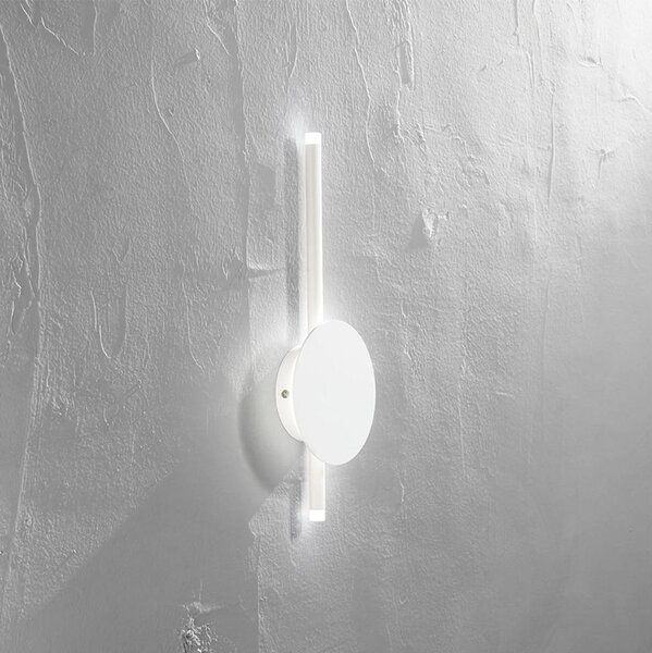Ondaluce - LED димируемо стенено осветително тяло JAMES LED/16W/230V бяло