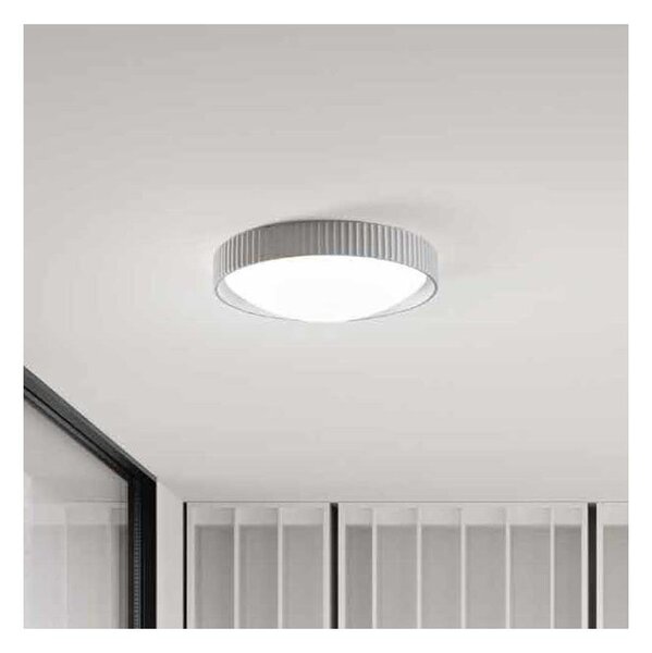 Ondaluce - LED таванно осветително тяло CONCRETE LED/20W/230V диаметър 41 см бетон/сив