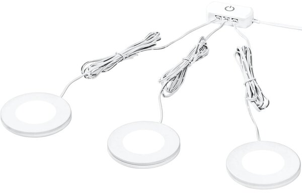 Osram - Комплект от 3 LED осветителни тела за монтаж под шкаф UNDERCABINET LED/8,5W/230V бяло