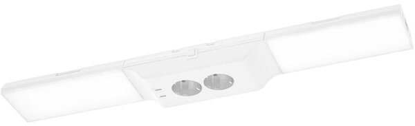 Osram - LED подшкафно осветително тяло с вградени контакти и възможност за димиране UNDERCABINET LED/10W/230V бяло