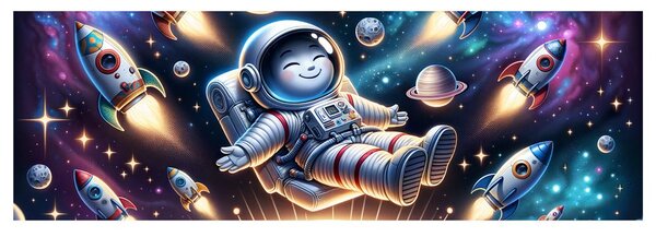 Картина на платно – Галактика през очите на дете