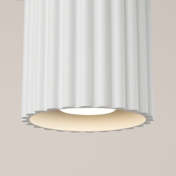 Sollux SL.1779 - Точково осветително тяло AURA 1xGU10/10W/230V 10 cm бяло