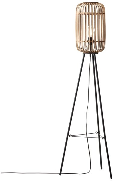 Brilliant - Подова лампа WOODROW 1xE27/60W/230V бамбук